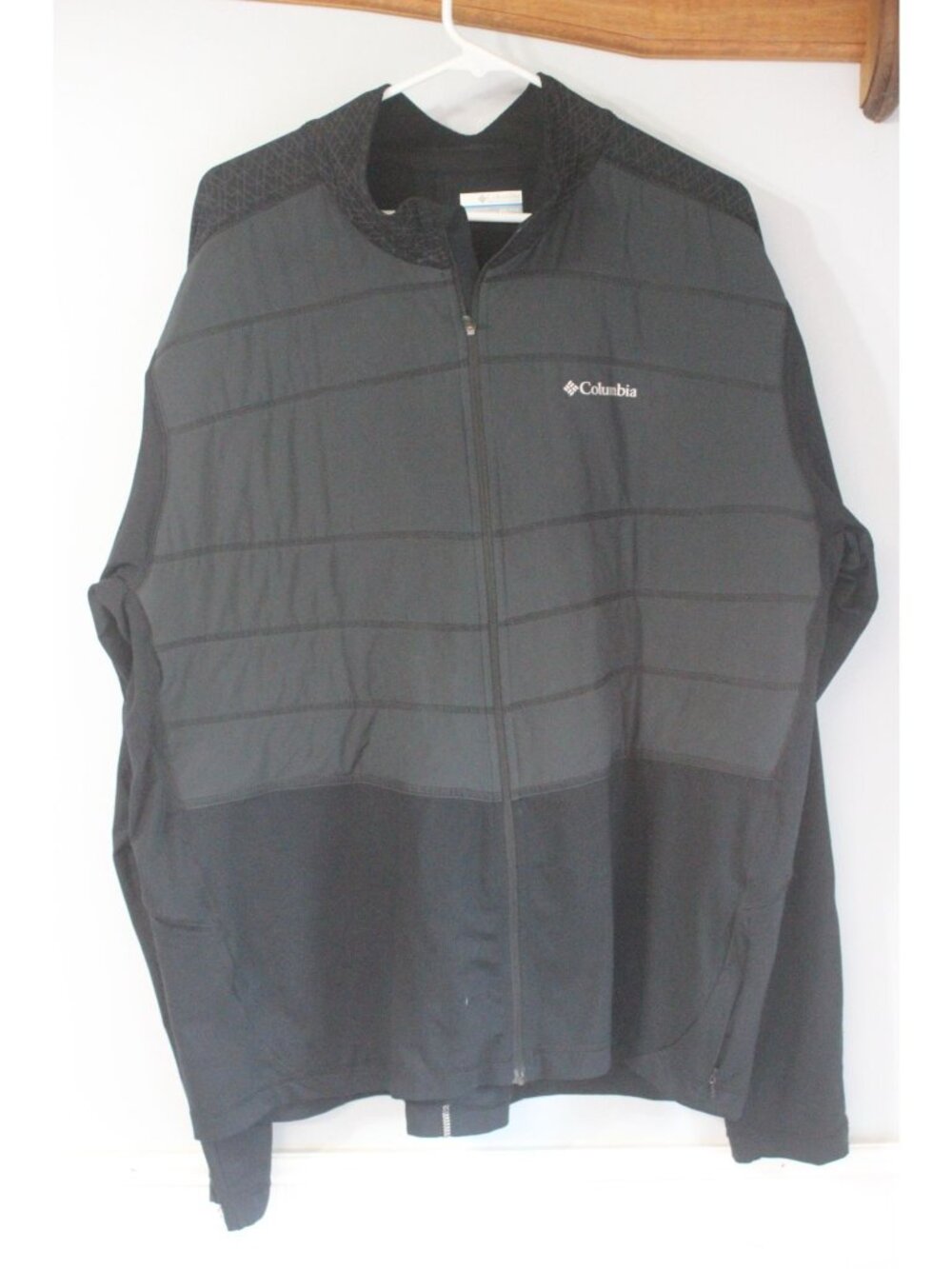 Columbia Mens Omni-Wick Black Full-Zip Jacket XXL